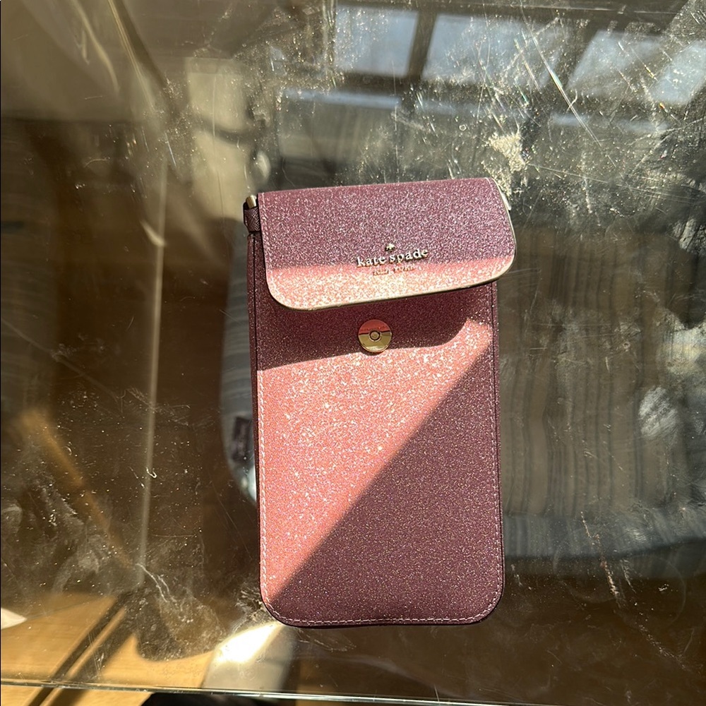 Kate Spade Glittery Pink Phone Crossbody
